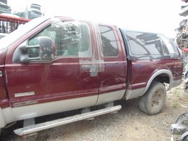2005 Ford F-250 Lariat Burgundy Extended Cab 6.0L AT 4WD #F22883